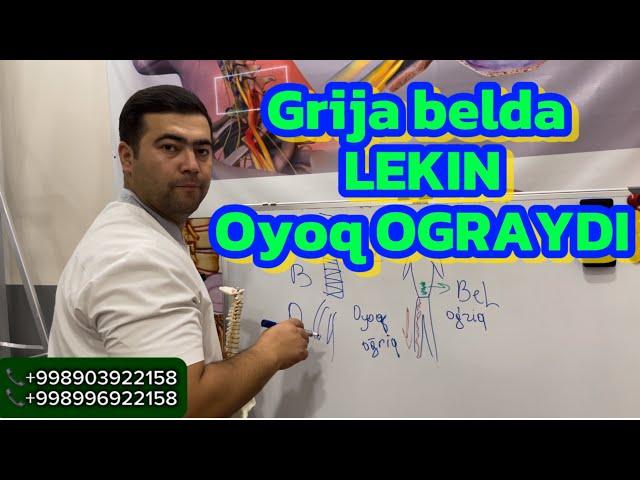 Bel grijasida oyoq og’rishi nimadan?