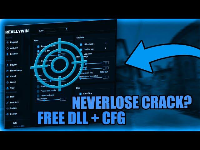 Reallywin.xyz aka Neverlose.cc crack  ( FREE CFG + DLL )