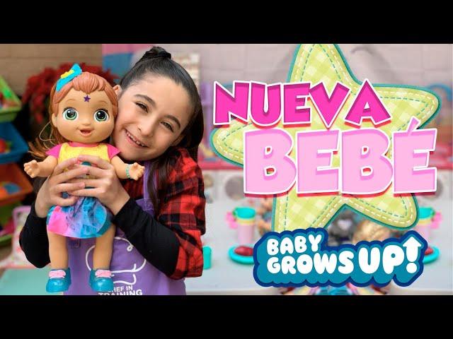 NUEVA BEBÉ EN MI GUARDERÍA !! / LOS BEBÉS APRENDEN A COMER CON BABY GROWS UP!! 