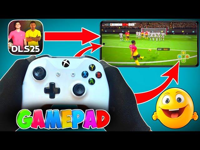 HOW TO PLAY DLS 25 WITH Xbox GAMEPAD  | BEST UPDATE IN DREAM LEAGUE SOCCER 2025