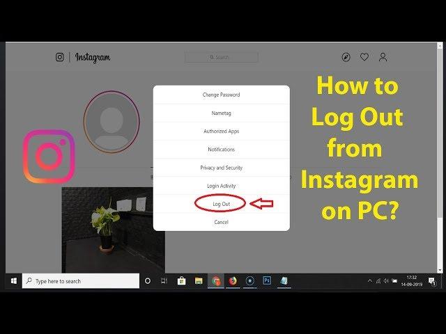 How to Log Out from Instagram on PC?