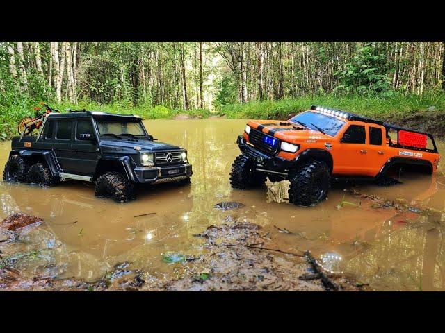 EVERYONE was waiting for this battle! ... Legendary GELENDVAGEN 6x6 against CROSS RC AT-6