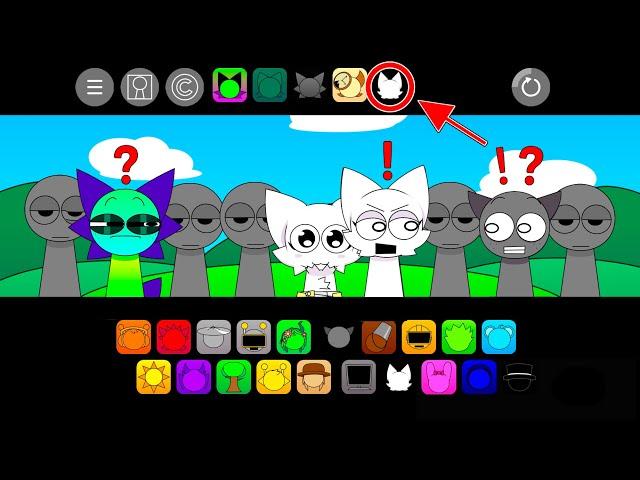 Secret sounds Incredibox Sprunki Pyramixed characters || Mod