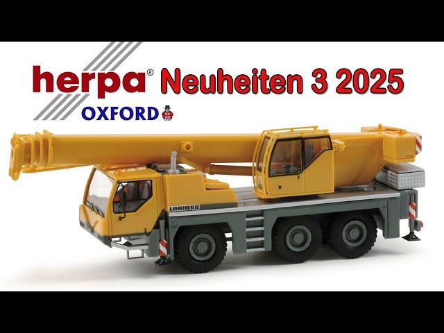 Herpa Modellauto Neuheiten 3 2025 und Oxford Aviation Neuheiten