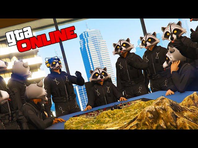 RACCOON SQUAD VS PRISON! || GTA 5 Online || PC (Funny Moments)