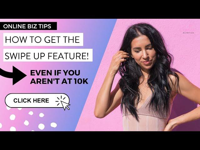 HOW TO GET THE SWIPE UP FEATURE  #shorts // REBELLE NUTRITION