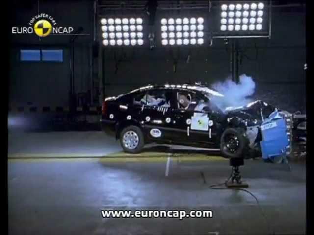 Краш тест Шкода Октавия (Skoda Octavia) 2004 EuroNCAP