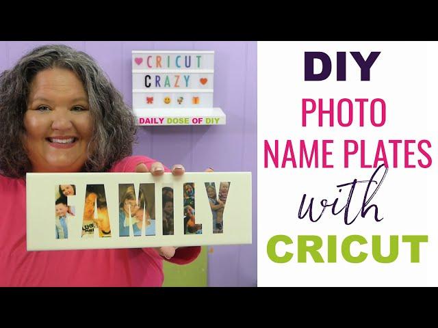 How to Cut Pictures into Letters with Cricut