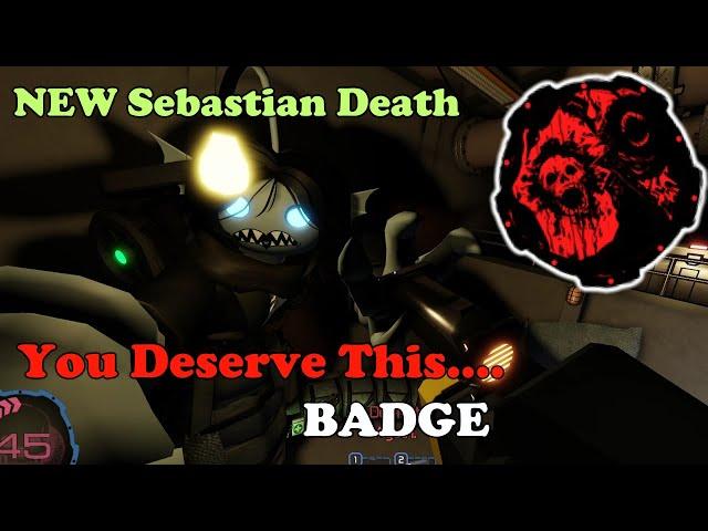 NEW Death BY SEBASTIAN ("You Deserve This" Badge) || Roblox Pressure