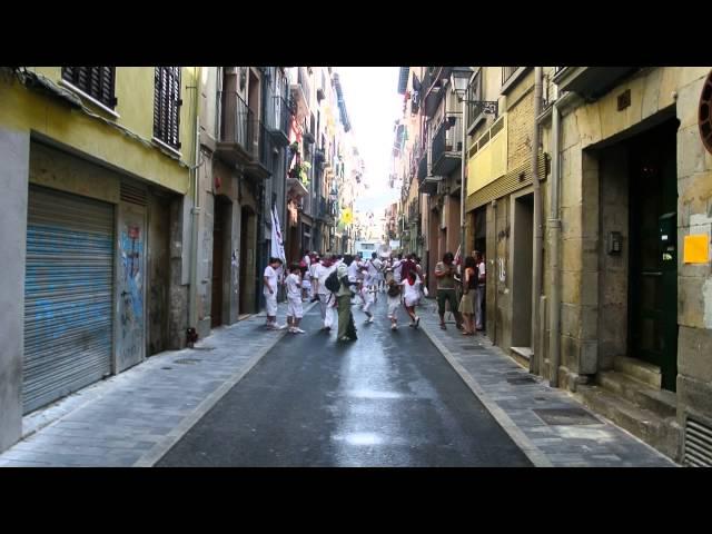 Pamplona Bull Run Post Run 13/07/13