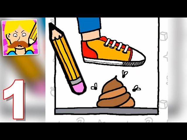 Just Draw - Erase Mode - Gameplay Walkthrough 1-40 Levels (Android)