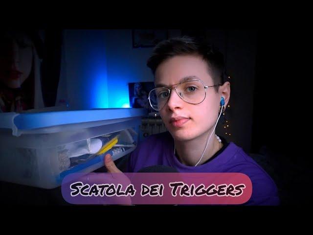 UNA SCATOLA CONTENENTE OGGETTI TRIGGEROSI  | ASMR ITA