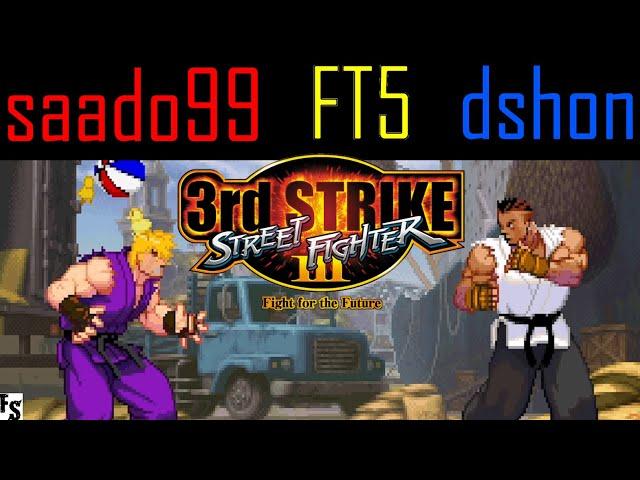 Street Fighter III: Third Strike - saado99 [Ken] vs dshon [Sean] (Fightcade FT5)