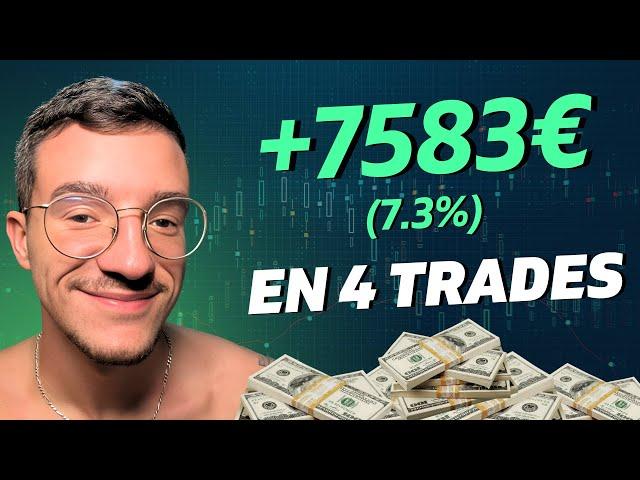 J'ai généré 7583€ (+7.3%) En 4 trades (Explications) Ep5