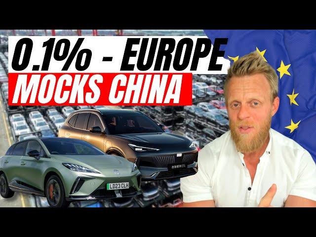 Europes madness reaches new levels; huge taxes on Chinese EVs changed