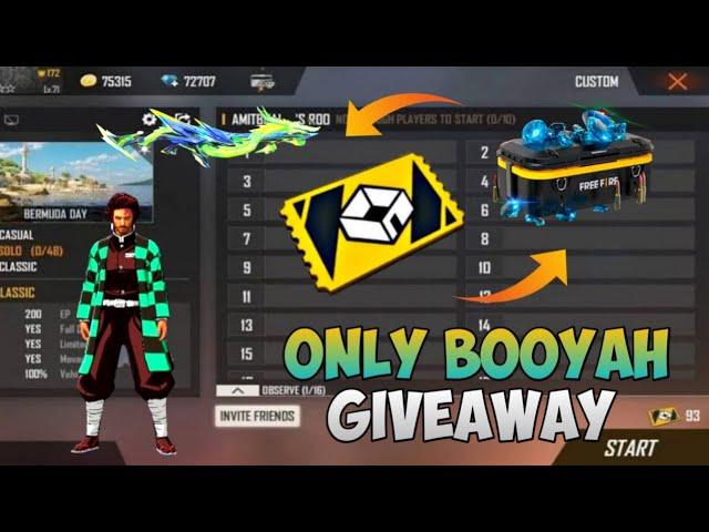 Free Fire Live Giveaway Custom Room | FF Live Team Code Giveaway | ff live giveaway