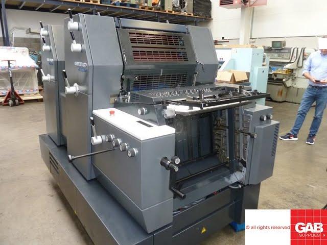 heidelberg printmaster gto 52 2 two colour offset printing machine for sale   Gab Supplies Ltd   200