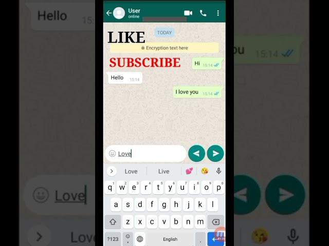 How to make fake whatsapp chat conversation #shorts  #youtubeshorts