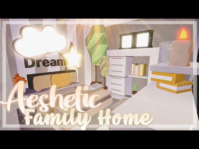 Aesthetic Family Home Speed Build Roblox Adopt Me!