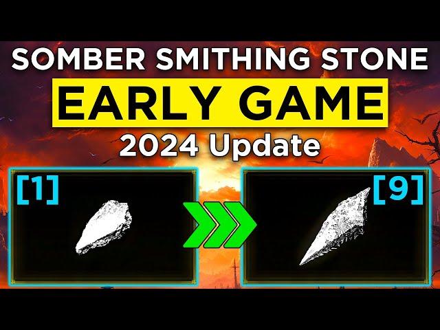 *2024 Update* Fastest Somber Smithing Stone 1 to 9 Location Guide! Elden Ring