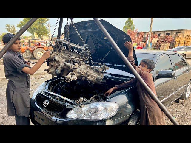 Restoration Of Toyota Corolla Petrol Engine | Let’s Open And Check