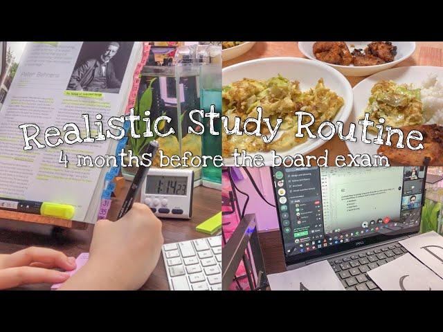 Realistic study routine | Vlog 09 | 4 months before the Architecture Licensure Exam