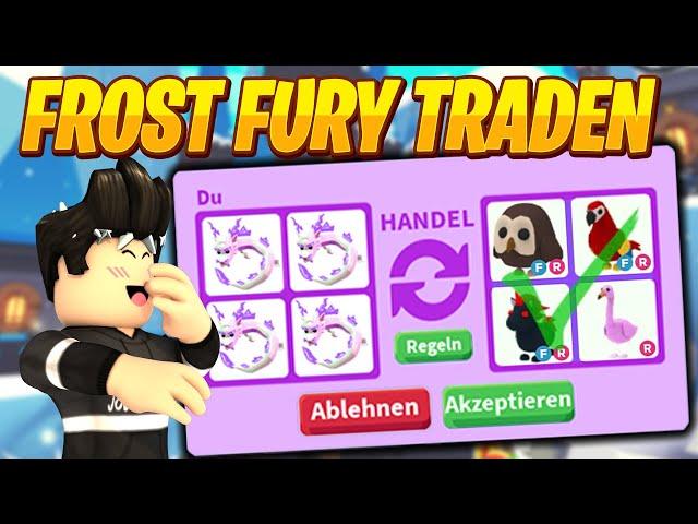 Was TRADEN Leute für einen Frost Fury in Adopt Me ? | Roblox/Deutsch