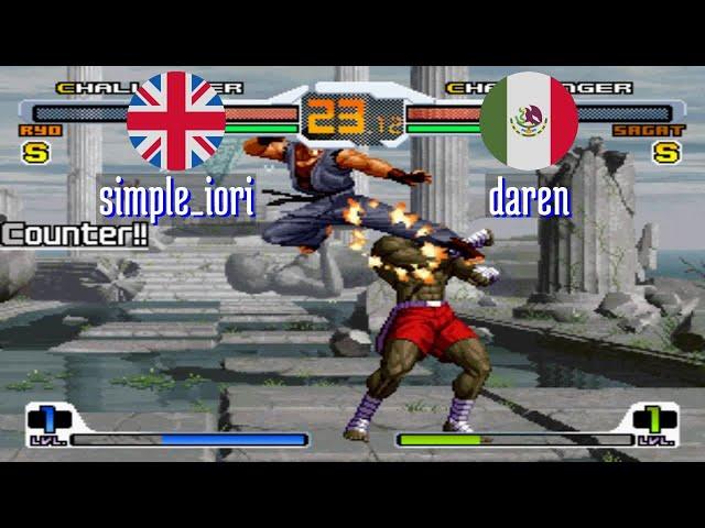 FT5 @svcsplus: simple_iori (GB) vs daren (MX) [SNK vs Capcom Chaos Super Plus svc Fightcade] Jul 14