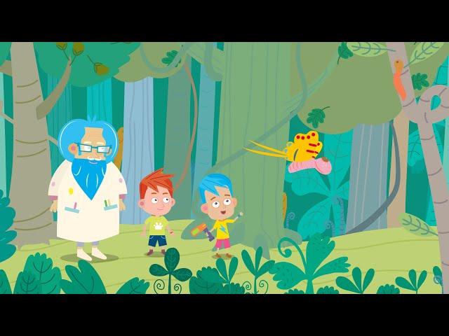 Rana and Riv’s Wonder Forest  Lucky the Dhole#animation #cartoon #fairytales