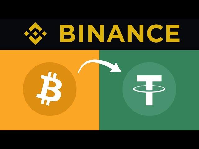 How To Convert Bitcoin BTC To USDT On Binance