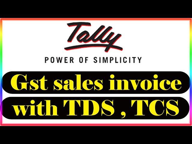 tds tcs in gst | tds in tally erp 9 | tds in tally | tcs entry in tally erp 9 | gst in tally erp 9