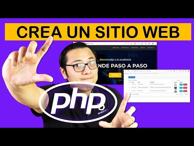 Crear un sitio web con php y mysql