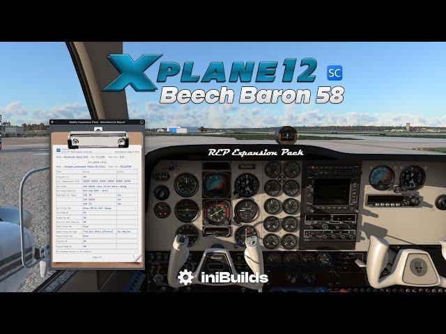 X-Plane 12 | Reality Expansion Pack (REP) | Beech Baron 58