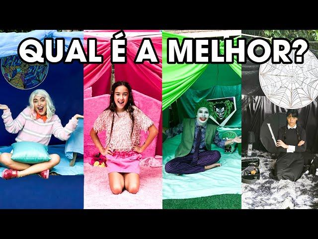 QUEM FIZER O MELHOR ACAMPAMENTO DA SUA COR VENCE - CANAL DA BELINHA