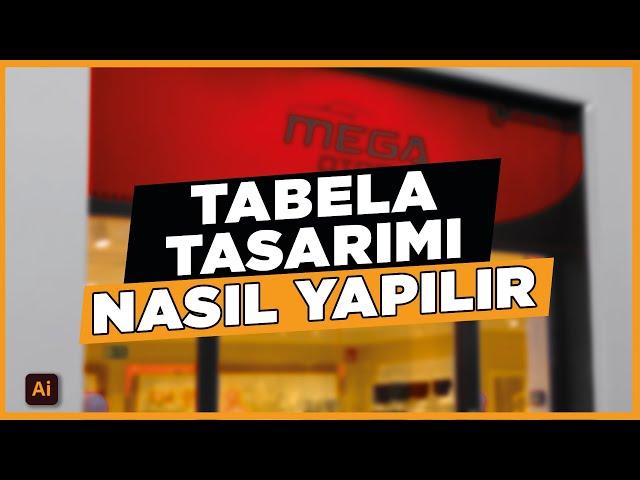 Adobe Illustrator CC ile Tabela Tasarımı Nasıl Yapılır? #adobeillustrator