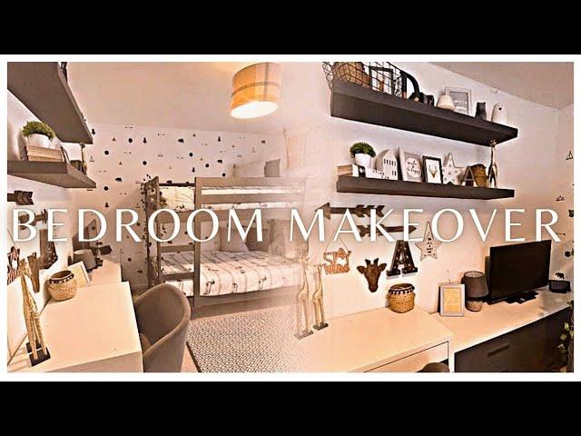 BEDROOM MAKEOVER | BOYS SHARED BEDROOM INSPO