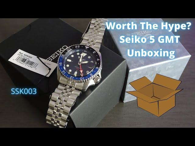 Seiko 5 GMT Unboxing and First Impressions ! SSK003