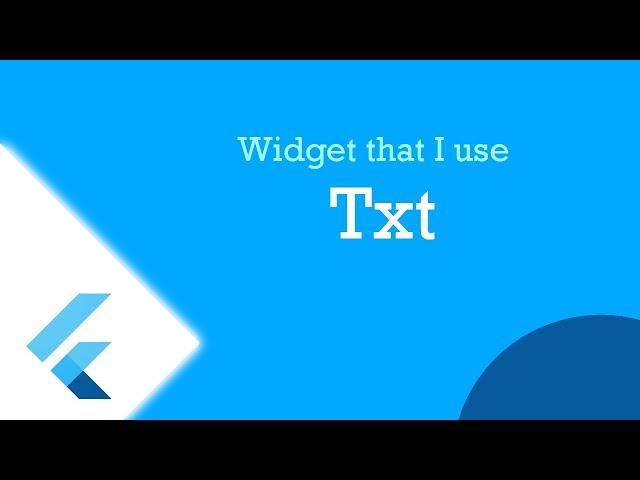 A Simplified Text Widget for Flutter Apps | Flutter Beginner Tips & Shortcuts #FlutterShip 6