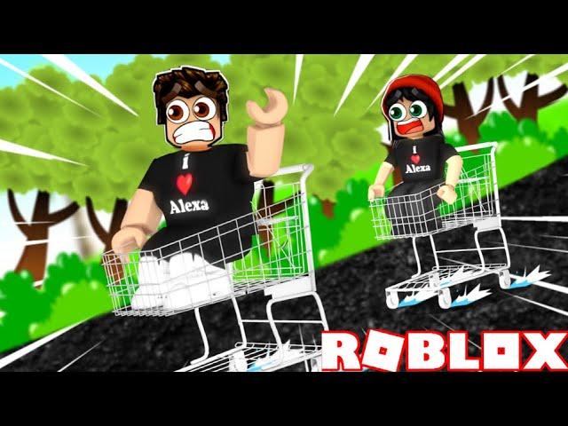 ROBLOX SHOPPING CART OBBY WITH ALEXA!