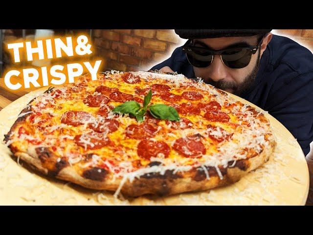 Crispy New York Style Pepperoni Pizza Recipe 