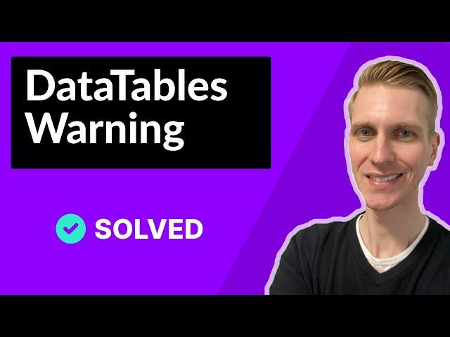 DataTables warning table id=datatable Requested unknown parameter '0' for row 0, column 0 (SOLVED)