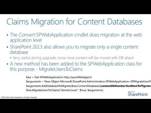 Claims based authentication in SharePoint 2013