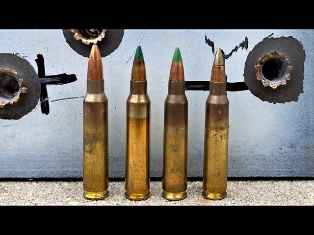 M855A1 vs M855 vs SS109 vs XM193: Crazy Results on Steel