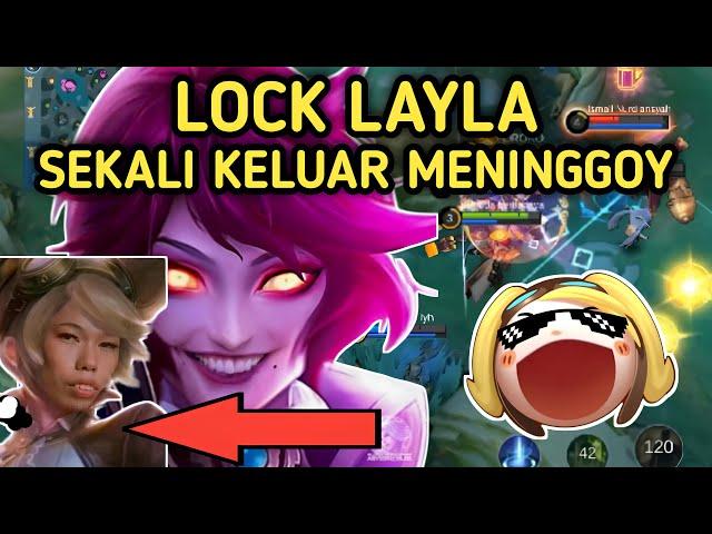 EUDORA LOCK LAYLA SAMPE GAK MAU KELUAR BASE | BUILD TOP 1 GLOBAL EUDORA