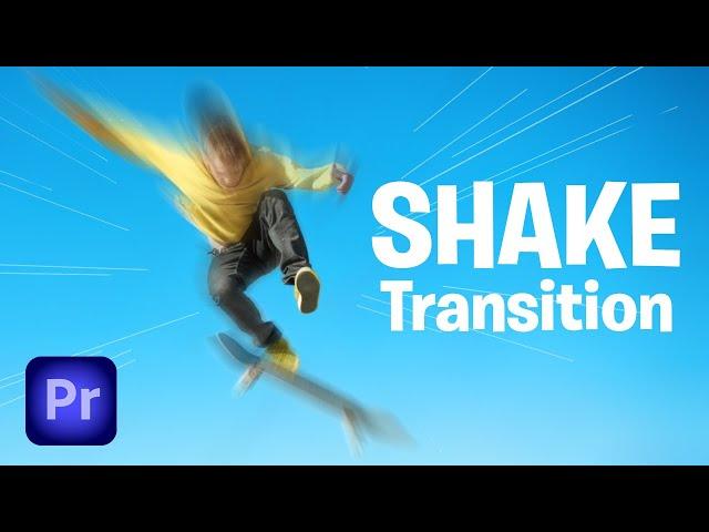 How To Add a Shake Transition in Premiere pro