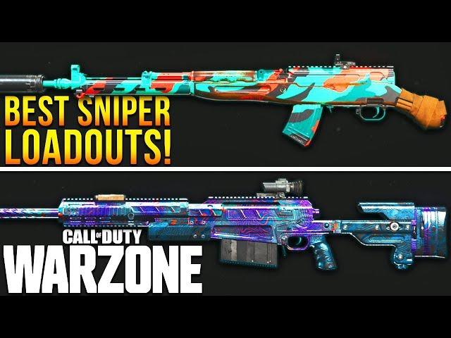 Call Of Duty WARZONE: The BEST Loadouts For EVERY Sniper & Marksman Rifle! (Warzone Best Classes)