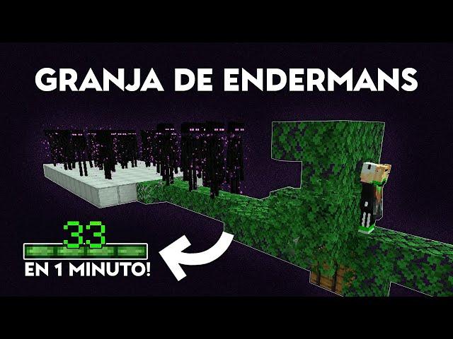 ENDERMAN FARM  SUPER EASY! for Minecraft 1.21