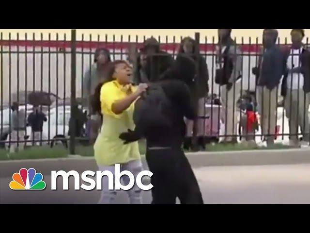 Mom Forcefully Stops Son From Rioting In Baltimore | msnbc