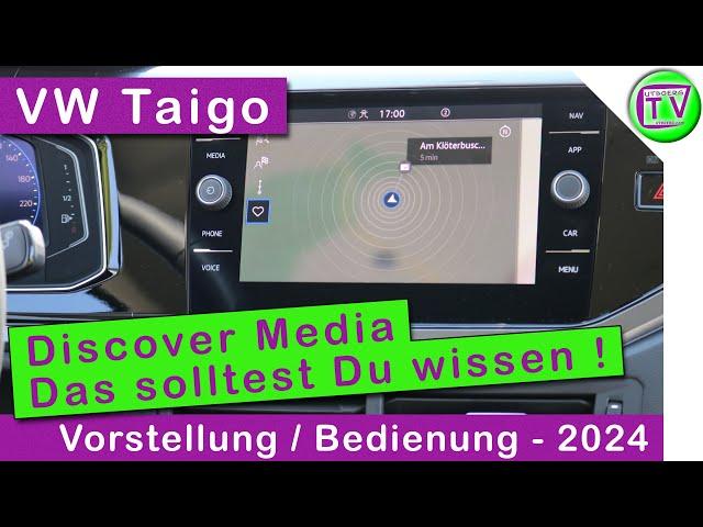 Discover Media im VW Taigo 2024 - Bedienung