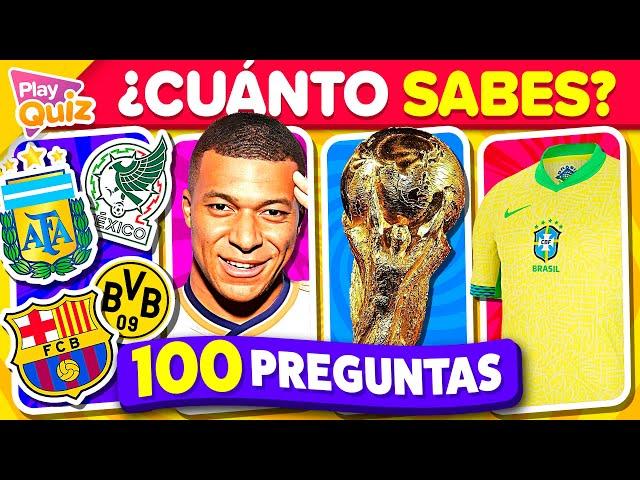 100 Preguntas de Fútbol ¿Cuánto sabes? ️️ Play Quiz de Fútbol - Preguntas y Respuestas